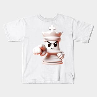 Angry Chess King Kids T-Shirt